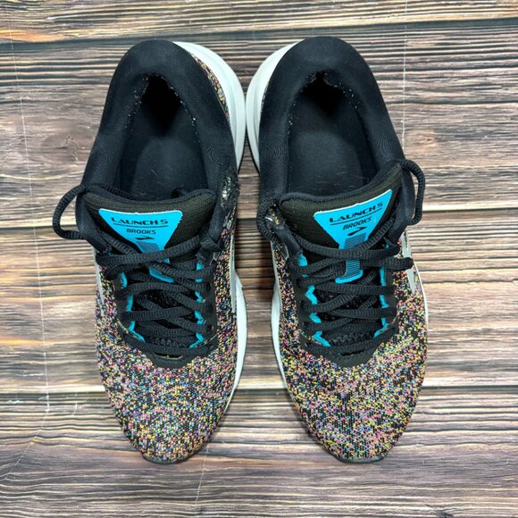 Brooks Launch 5 Women's Athletic Running Shoes Black Speck Size 7 - Picture 7 of 8